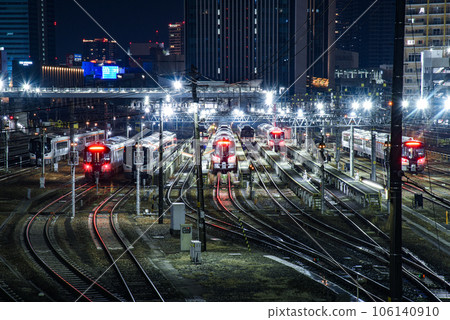 名古屋車輛區夜間 106140910