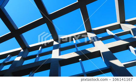 Scenery of the geometric structure of the Saitama Prefectural Museum of Modern Art 106141167