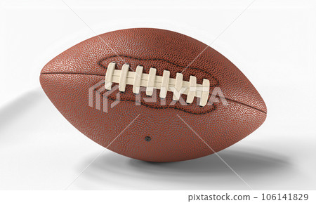 leather ball for american football game. leather ball for american football game. 106141829