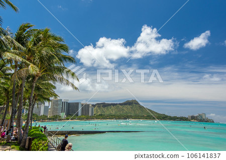 [Landscape of Hawaii] Waikiki Beach 106141837