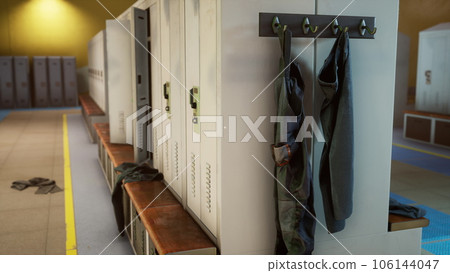 empty dressing room in old factory - Stock Photo [106144047] - PIXTA