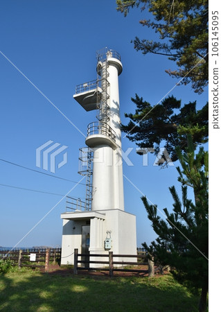 岩崎燈塔在晴朗的天氣，宮城縣 106145095