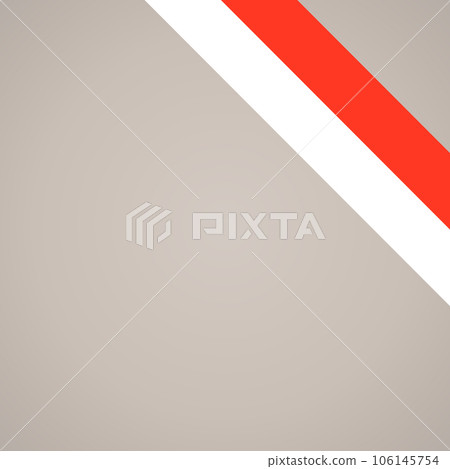 Corner ribbon flag of Indonesia, Hesse or Vienna Corner ribbon flag of Indonesia, Hesse or Vienna 106145754