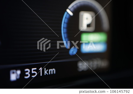 電動車續航里程展示 電動車續航里程展示 106145792