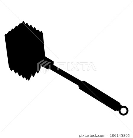 Meat hammer icon. Steel meat hammer sign. Meat tenderizer hammer symbol. flat style.  106145805