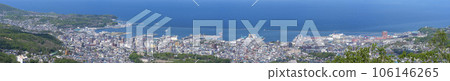 Panoramic view of Otaru seen from Mt. Tengu Panoramic view of Otaru seen from Mt. Tengu 106146265