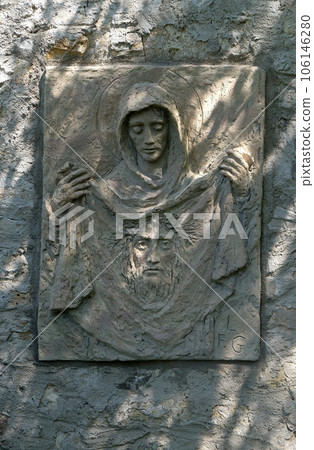 Veil of Veronica, Munsterschwarzach Benedictine monastery, Germany Veil of Veronica, Munsterschwarzach Benedictine monastery, Germany 106146280