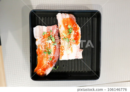 raw pork or sliced pork or meat for cook raw pork or sliced pork or meat for cook 106146776