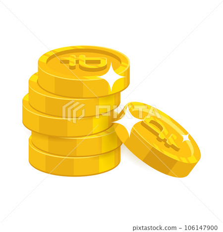 Heap gold coins Heap gold coins 106147900