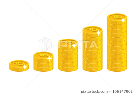 Ruble coin stack Ruble coin stack 106147901