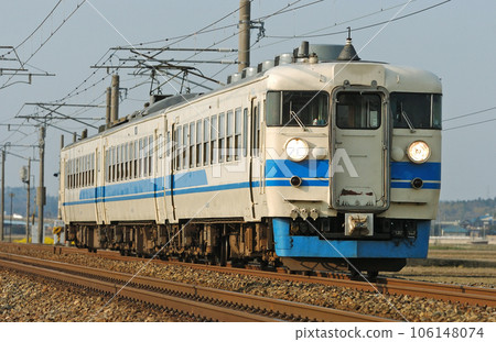 Hokuriku Main Line Awara Onsen - Maruoka JR West 475 series A20 formation (Kanazawa) Hokuriku Main Line Awara Onsen - Maruoka JR West 475 series A20 formation (Kanazawa) 106148074