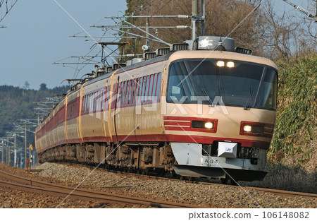 北陸本線細羅木蘆原溫泉JR西485系列A04編隊(京都)雷長 106148082