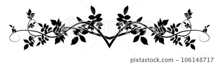 new pattern hawthorn decoration on paper. vector new pattern hawthorn decoration on paper. vector 106148717