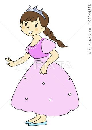 戲劇俱樂部、俱樂部活動、文化俱樂部、穿裙子像公主的女孩 戲劇俱樂部、俱樂部活動、文化俱樂部、穿裙子像公主的女孩 106149858