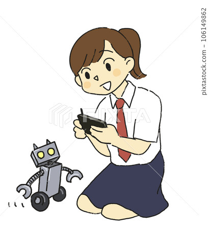 技術部、社團活動、文化部、操作機器人的女孩 技術部、社團活動、文化部、操作機器人的女孩 106149862