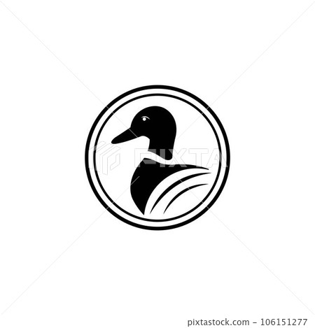 duck icon logo vector design template 106151277