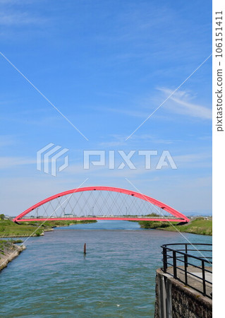 Okozu Watershed Honkawa Bridge (Niigata Prefecture) 106151411