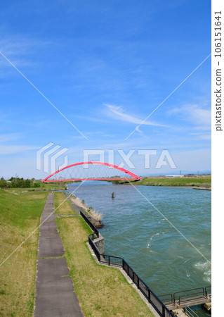 Okozu Watershed Honkawa Bridge (Niigata Prefecture) Okozu Watershed Honkawa Bridge (Niigata Prefecture) 106151641