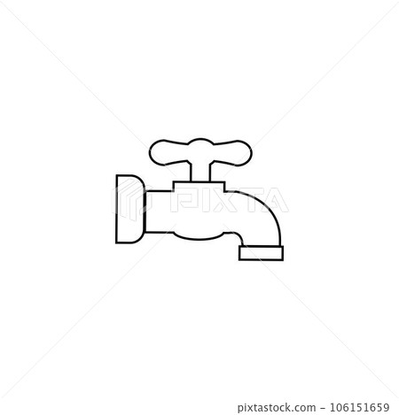 water faucet icon logo vector design template 106151659