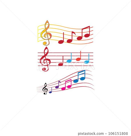 musical note icon logo vector design template musical note icon logo vector design template 106151808