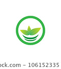 leaf icon logo vector design template 106152335