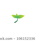 leaf icon logo vector design template 106152336