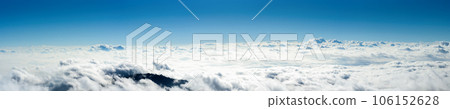 Panorama of high misty mountains peaks  at Doi Ang Kang , Chiang mai , Thailand Panorama of high misty mountains peaks  at Doi Ang Kang , Chiang mai , Thailand 106152628