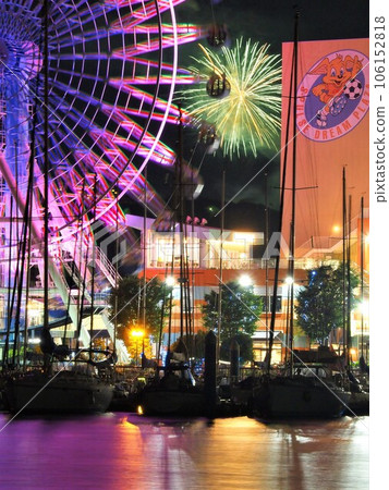 Nihondaira Fireworks Festival seen from Shimizu Port, Shizuoka Prefecture July Nihondaira Fireworks Festival seen from Shimizu Port, Shizuoka Prefecture July 106152818
