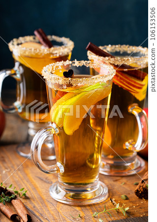 Apple cider hot toddy, warm fall cocktail or mocktail idea Apple cider hot toddy, warm fall cocktail or mocktail idea 106153506