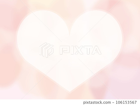 Valentine heart message card frame background frame material 106153567