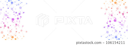 Illustration of molecular structure and genetic engineering, molecules DNA, neural network, scientific research. Abstract background for innovation technology, science, healthcare, and medicine Illustration of molecular structure and genetic engineering, molecules DNA, neural network, scientific research. Abstract background for innovation technology, science, healthcare, and medicine 106154211