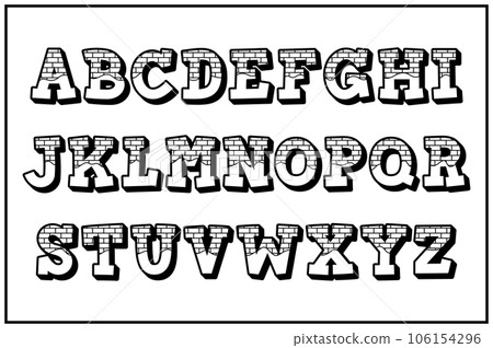 Versatile Collection of Brick Wall Alphabet Letters for Various Uses Versatile Collection of Brick Wall Alphabet Letters for Various Uses 106154296