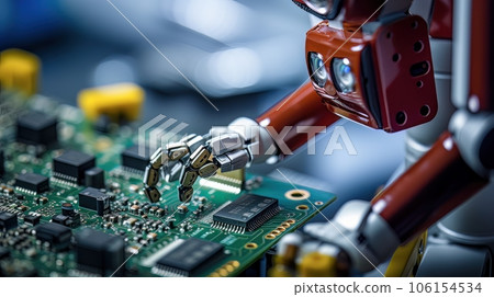 Innovative robot works instead of human, digital future nanotechnology AI 106154534