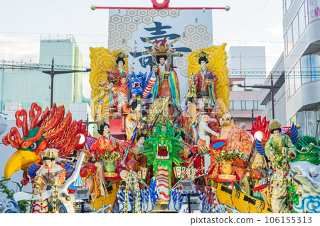 "Aomori Prefecture" Gorgeous float competition Hachinohe Sansha Taisai Summer "Aomori Prefecture" Gorgeous float competition Hachinohe Sansha Taisai Summer 106155313