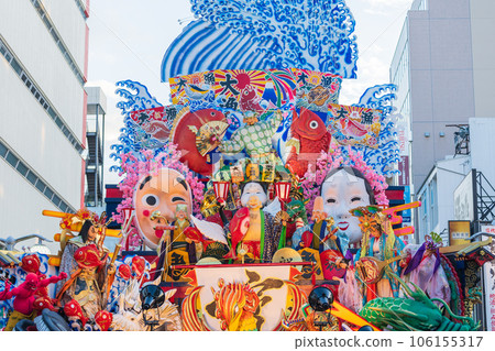 "Aomori Prefecture" Gorgeous float competition Hachinohe Sansha Taisai Summer 106155317