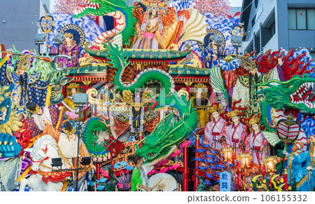 "Aomori Prefecture" Gorgeous float competition Hachinohe Sansha Taisai Summer 106155332