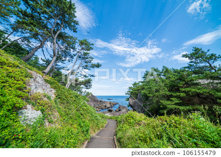 Aomori Prefecture Yodo no Matsubara Promenade Tanesashi Beach Aomori Prefecture Yodo no Matsubara Promenade Tanesashi Beach 106155479