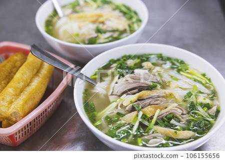 Delicious chicken pho and fried bread I ate in Vietnam 106155656