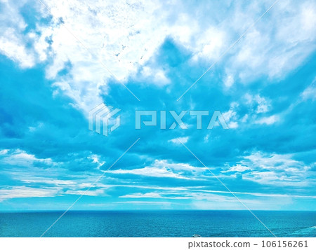 藍色的大海和天空 106156261