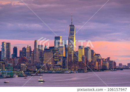 Manhattan's skyline, cityscape of New York City Manhattan's skyline, cityscape of New York City 106157947