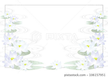 Inverted arch lotus greeting postcard horizontal 106157951