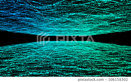 3D abstract digital technology blue light on black background. 3D abstract digital technology blue light on black background. 106158302