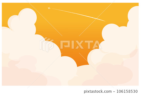 sunset sky background frame 106158530