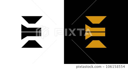Modern and sophisticated E logo design 106158554