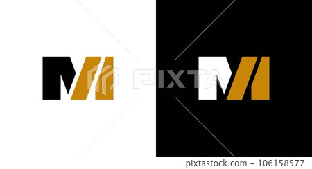 Modern and unique MA logo design 106158577