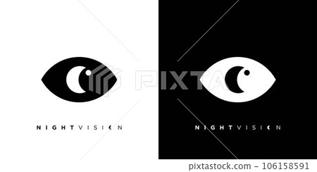 Modern and unique night vision logo design Modern and unique night vision logo design 106158591