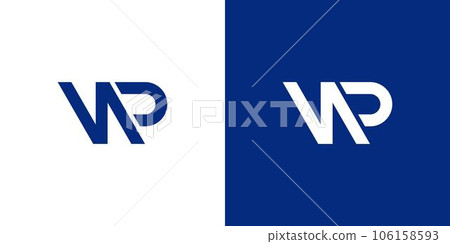 Modern and unique NP logo design 106158593