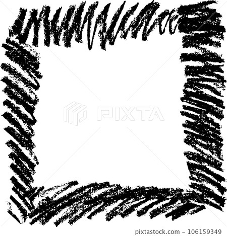 Chalk Grunge Hand Drawn Frame 106159349
