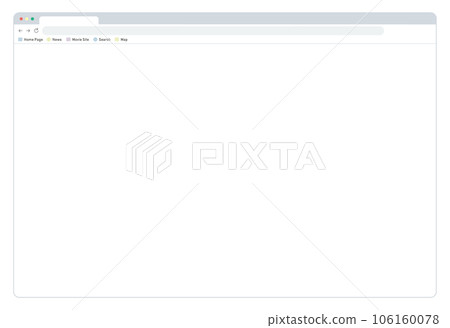 Internet screen illustration material opened on a personal computer 106160078
