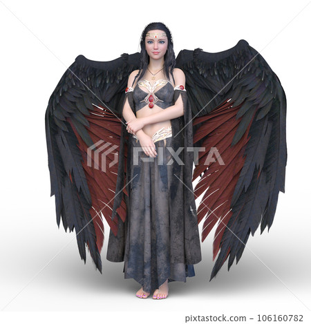 angel with spread wings angel with spread wings 106160782